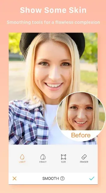 نرم افزار روتوش صورت AirBrush Easy Photo Editor برای گوشی های همراه