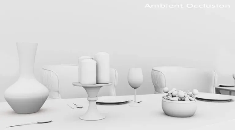رندر پاس Ambient Occlusion