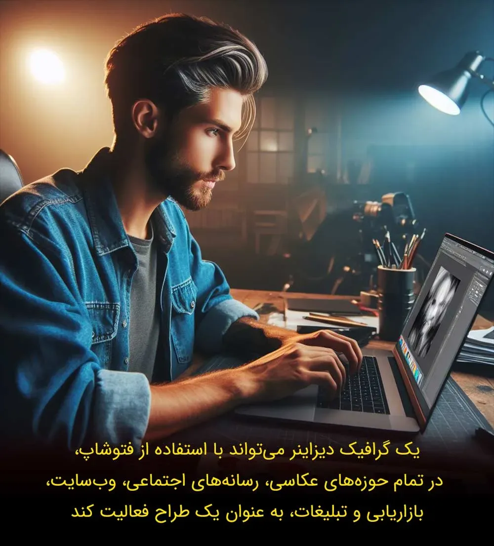 کاربرد فتوشاپ و حوزههای کاری آن