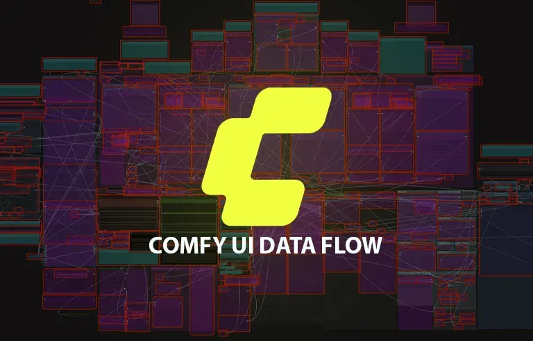 اتصال نودها در ComfyUI؛ آناتومی Data Flow و شناخت کامل انواع داده