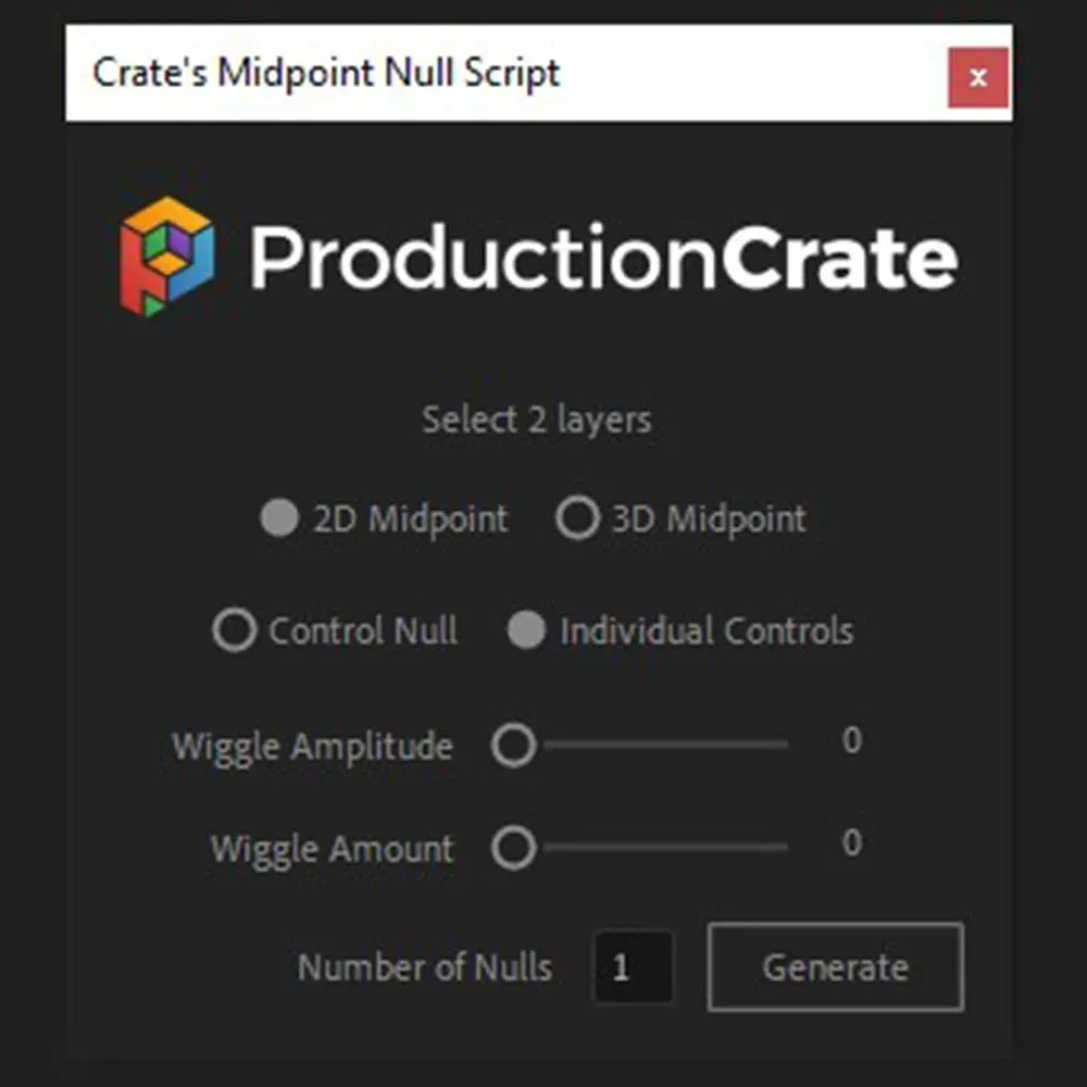 اسکریپت Crate’s Midpoint Null Generator v1.0