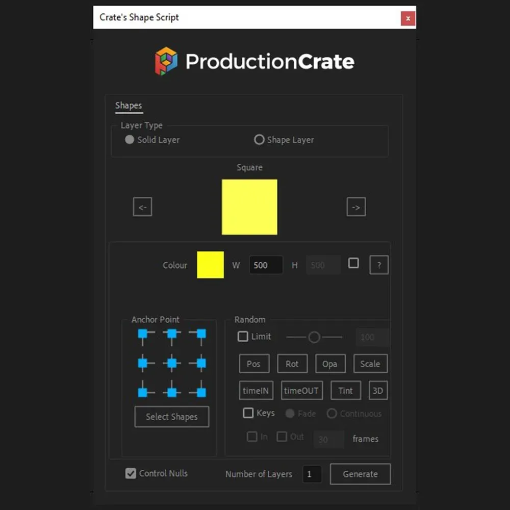 اسکریپت Crate’s Shape v1.0