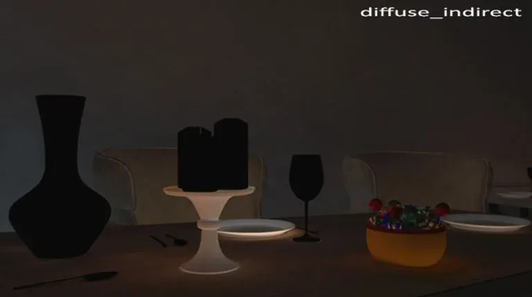 استفاده از رندر پاس Diffuse indirect جهت افزایش کیفیت رندر