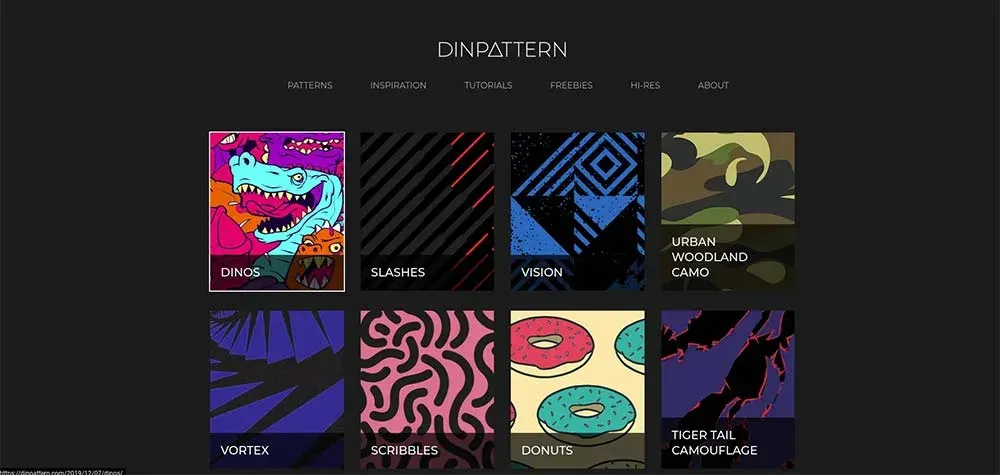سایت ساخت پترن Dinpattern