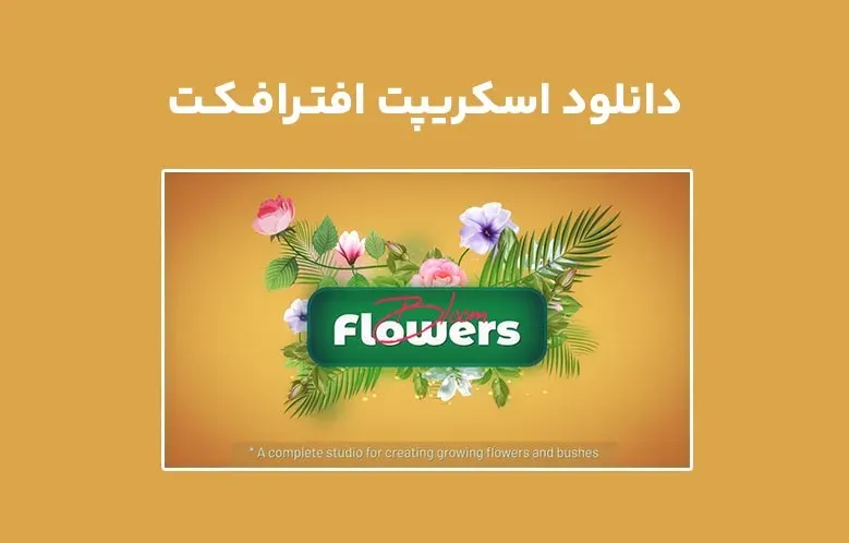 دانلود اسکریپت Flowers Bloom v1.1.2 برای افترافکت