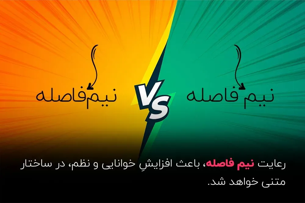 نیم فاصله در ایندیزاین