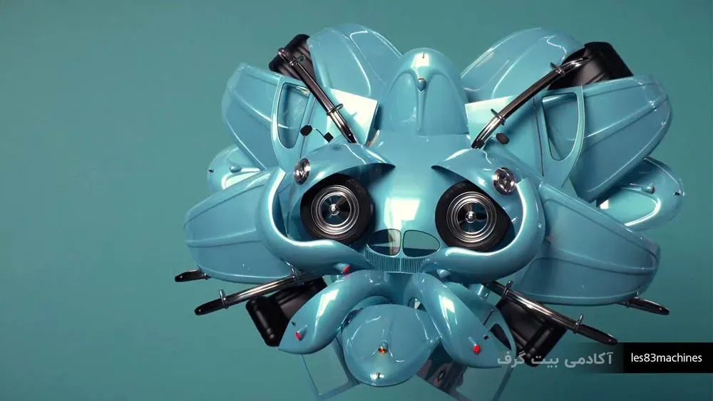 ساخت مدل های سه بعدی حرفه ای با نرم افزار سینما فوردی Maxon Cinema 4D Studio
