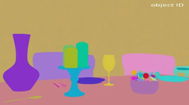 رندر پاس Object ID