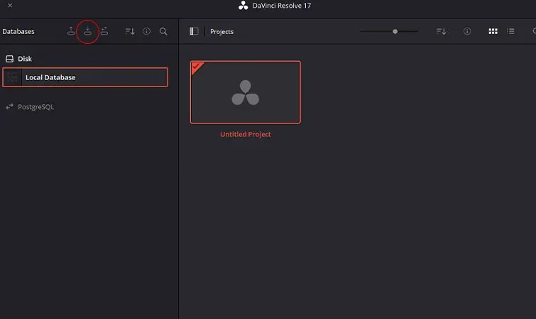 استفاده از پایگاه داده DaVinci Resolve برای انتقال دیتاها
