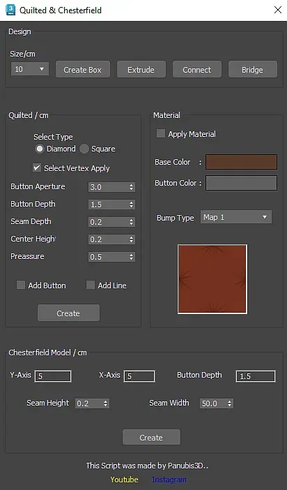 Settings Quilted & Chester Field