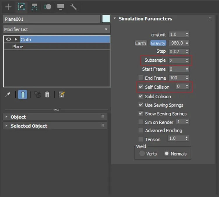 Simulation Parameters