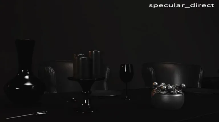 استفاده از رندر پاس Specular direct جهت افزایش کیفیت رندر
