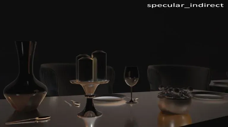 رندر پاس Specular indirect