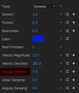 جلوگیری از انحراف پارامتر Angular Velocity در پلاگین Newton