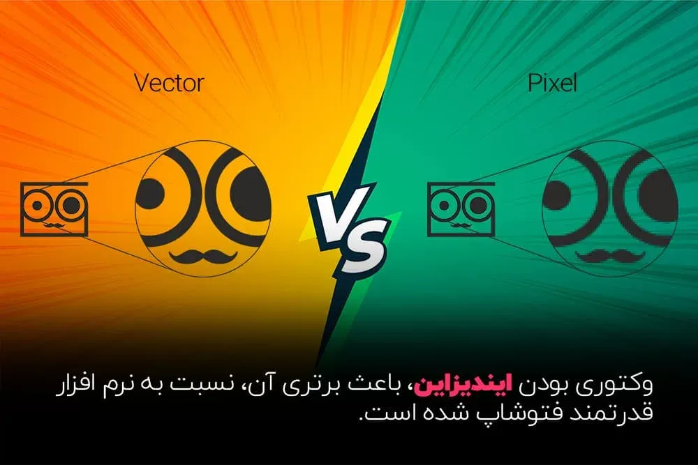 اهمیت وکتوری بودن نرم افزار ایندیزاین