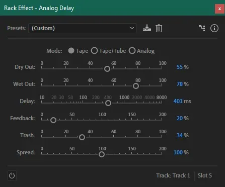 افکت دیلی (Delay) در پریمیر