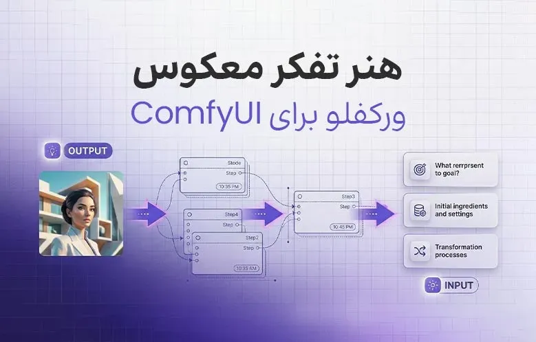 ساخت workflow در ComfyUI؛ هنر تفکر معکوس برای طراحی ورک‌فلو از صفر