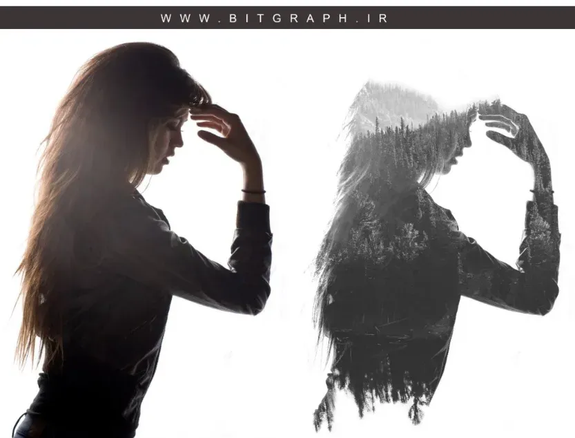 آموزش افکت Double exposure در فتوشاپ CC2015
