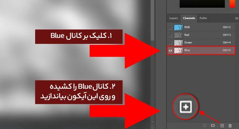 کپی گرفتن از چنل Blue