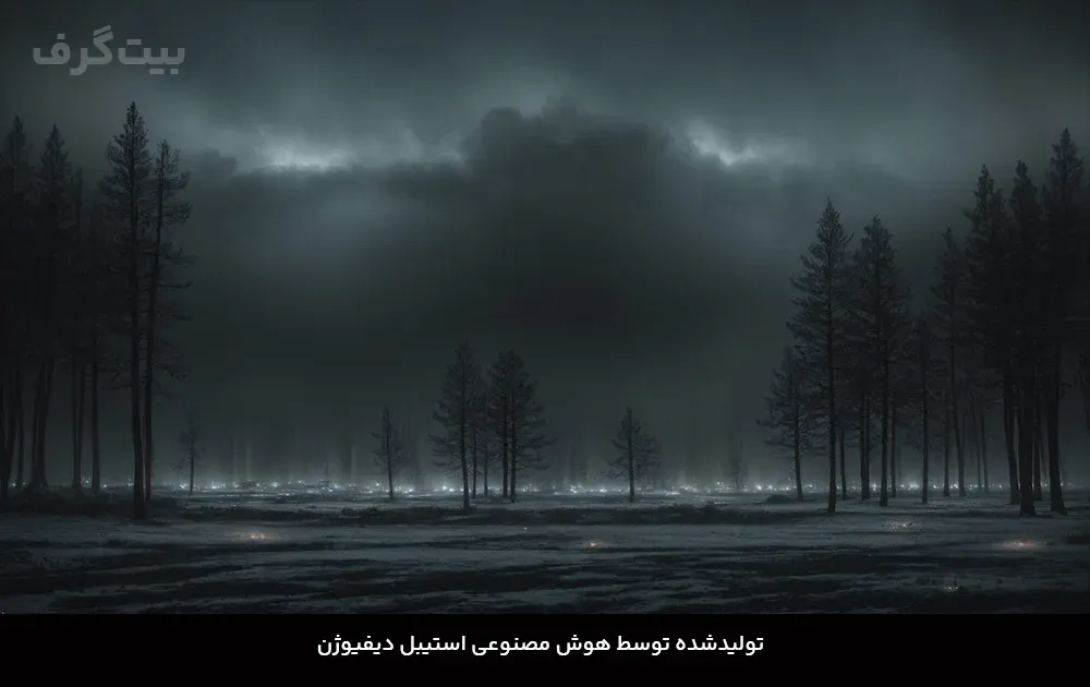 تولید عکس منظره با استفاده از هوش مصنوعی