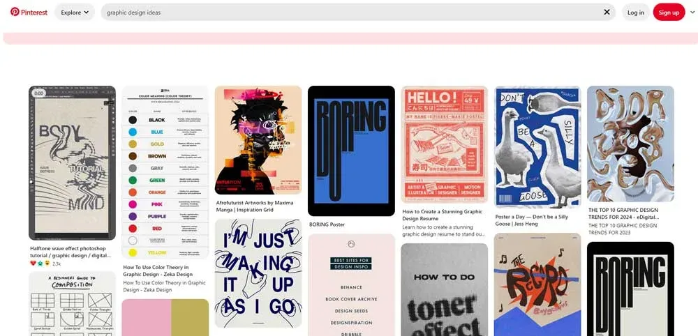 Pinterest یکی از بهترین سایت ها برای دیزاینرها