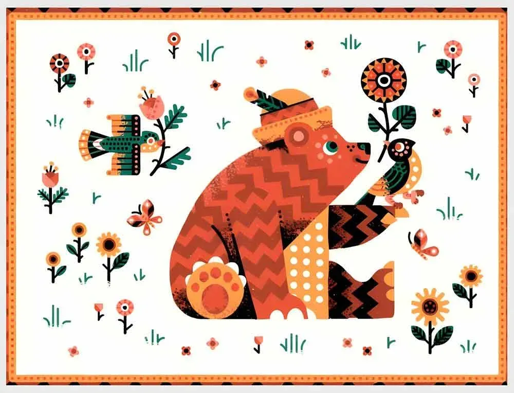 استایل playful در گرافیک