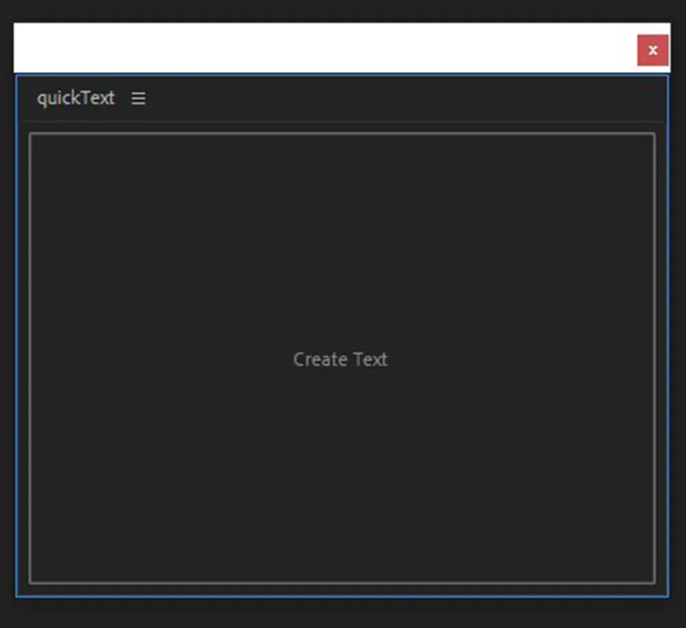 اسکریپت quickText v1.0