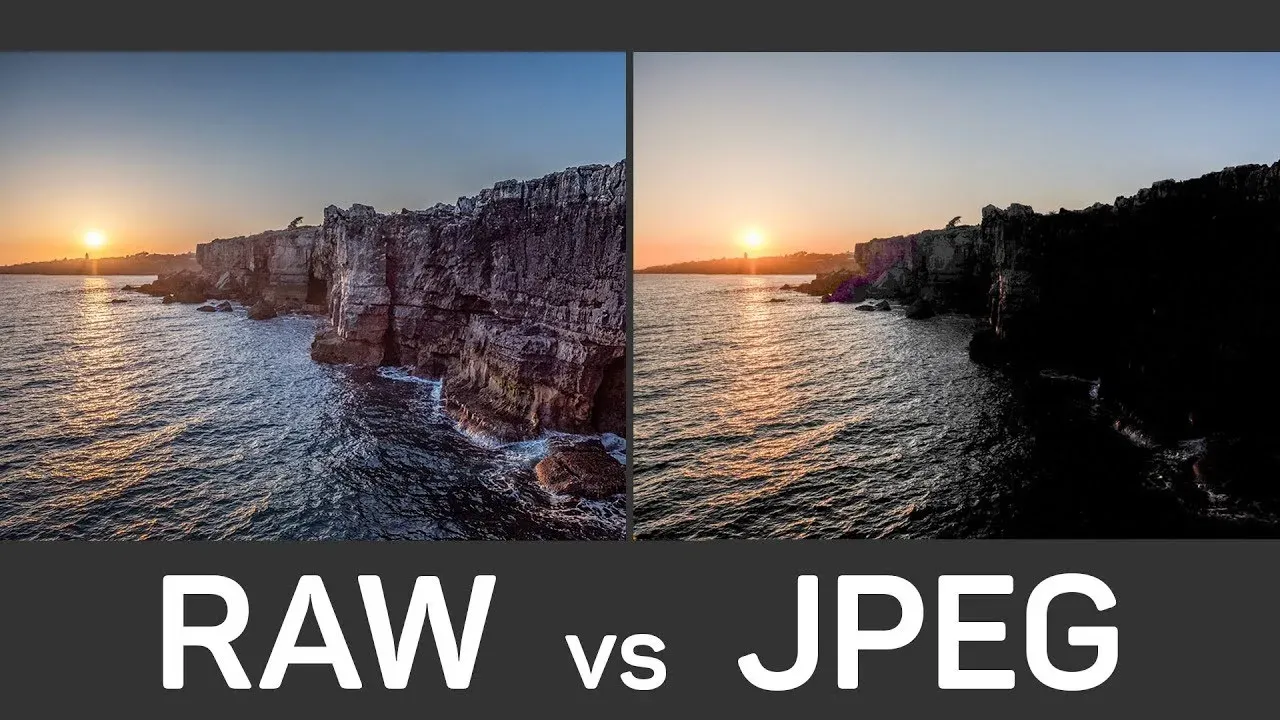 RAW یا JPEG در عکاسی